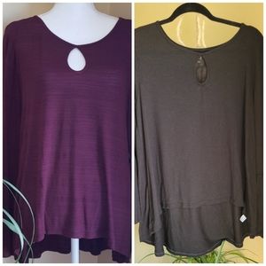 (a.n.a) Bell Sleeve Tops XL, 1 NWT, 1 Gently Used